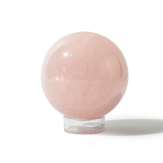 Rose Quartz Sphere Unique #149 - 3 3/4" from Stonebridge Imports