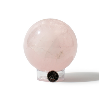 Rose Quartz Sphere Unique #153 - 3 3/8" from Stonebridge Imports