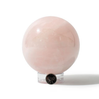 Rose Quartz Sphere Unique #163 - 3 7/8" from Stonebridge Imports