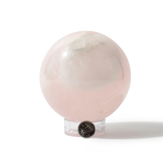 Rose Quartz Sphere Unique #167 - 3 3/4" from Stonebridge Imports