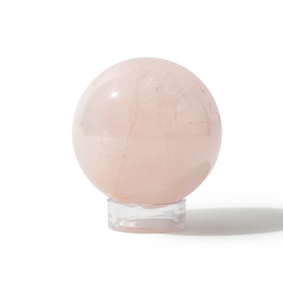 Rose Quartz Sphere Unique #168 - 3 3/8" from Stonebridge Imports