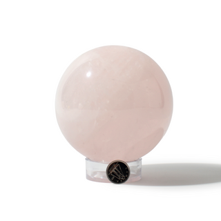 Rose Quartz Sphere Unique #174 - 3 5/8" from Stonebridge Imports