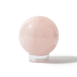 Rose Quartz Sphere Unique #177 - 3 3/8" from Stonebridge Imports
