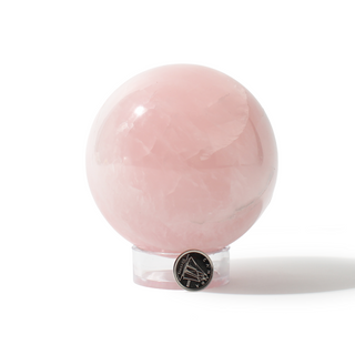 Rose Quartz Sphere Unique #179 - 3 1/2" from Stonebridge Imports