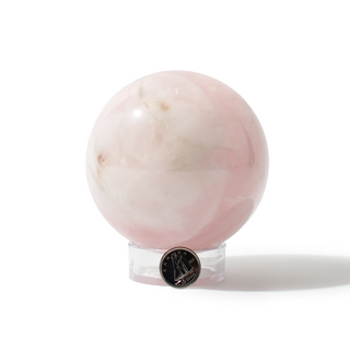 Rose Quartz Sphere Unique #184 - 3 1/2" from Stonebridge Imports