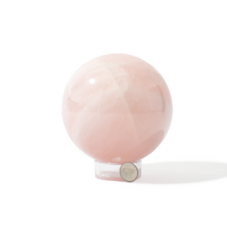 Rose Quartz Sphere U#26 - 4 1/4" from Stonebridge Imports