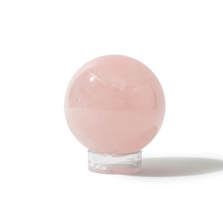 Rose Quartz Sphere Unique #45 - 3 3/8" from Stonebridge Imports