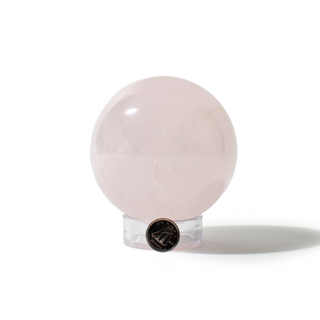 Rose Quartz Sphere Unique #48 3 1/4" from Stonebridge Imports