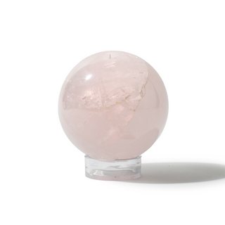 Rose Quartz Sphere Unique #50 - 3 3/8" from Stonebridge Imports