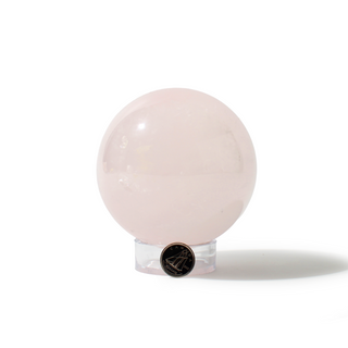 Rose Quartz Sphere Unique #50 - 3 3/8" from Stonebridge Imports