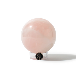 Rose Quartz Sphere Unique #51 - 3 1/2" from Stonebridge Imports
