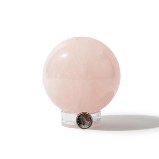 Rose Quartz Sphere Unique #58 - 3 1/2" from Stonebridge Imports