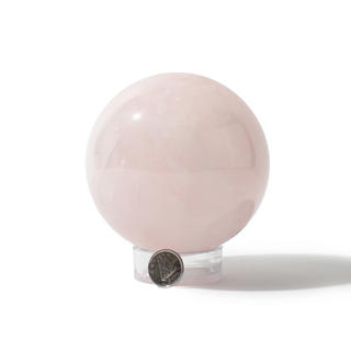 Rose Quartz Sphere Unique #62 - 3 5/8" from Stonebridge Imports