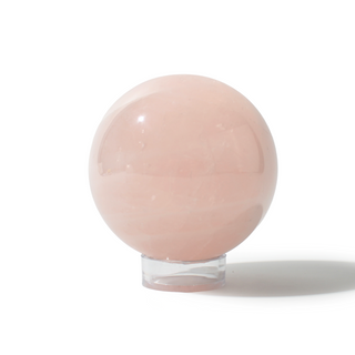 Rose Quartz Sphere Unique #87 - 3 7/8" from Stonebridge Imports