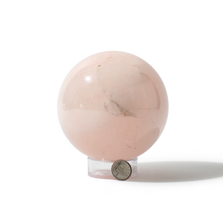Rose Quartz Sphere Unique #87 - 3 7/8" from Stonebridge Imports