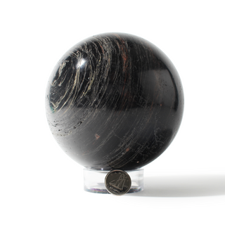 Tourmaline with Hematite Sphere Unique #6 - 4" from Stonebridge Imports