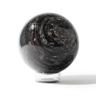 Tourmaline with Hematite Sphere Unique #8 - 4 1/8" from Stonebridge Imports