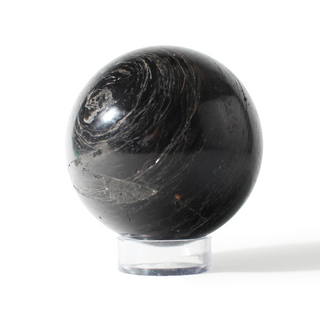 Tourmaline with Hematite Sphere Unique #9 - 3 5/8" from Stonebridge Imports