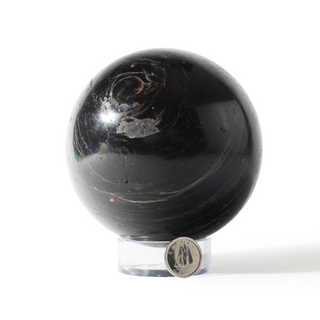 Tourmaline with Hematite Sphere Unique #9 - 3 5/8" from Stonebridge Imports