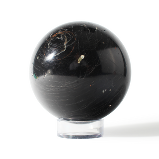 Tourmaline with Hematite Sphere Unique #10 - 3 3/4" from Stonebridge Imports