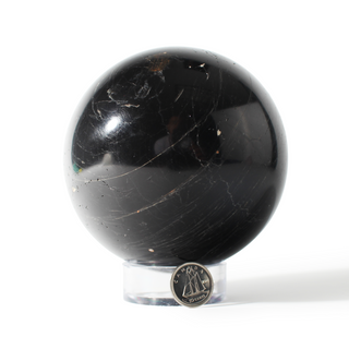 Tourmaline with Hematite Sphere Unique #10 - 3 3/4" from Stonebridge Imports