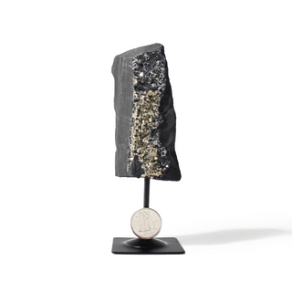 Pyrite on Basalt Specimen on Stand #1 from Stonebridge Imports