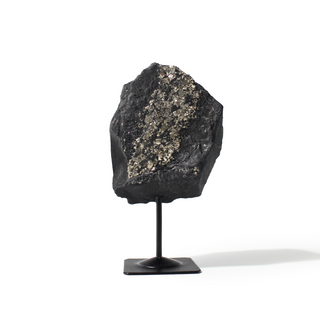 Pyrite on Basalt Specimen on Stand #3 from Stonebridge Imports