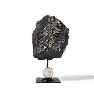 Pyrite on Basalt Specimen on Stand #3 from Stonebridge Imports