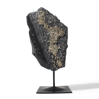 Pyrite on Basalt Specimen on Stand #5 from Stonebridge Imports