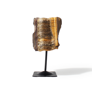 Tiger Eye on Metal Stand - 3 3/4" to 6 1/4" #2 - 200g from Stonebridge Imports