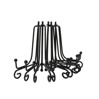 Black Metal Easel Display Stand - 5 Pack 4" from Stonebridge Imports