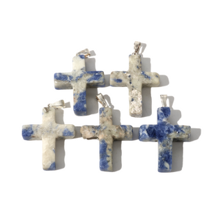 Sodalite B Cross Pendant - Pack of 5    from Stonebridge Imports