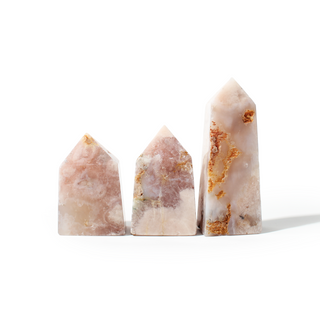 Flower Agate Tower #2 - 40g to 59.9g - 3 Pack from Stonebridge Imports