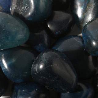 Agate Blue Tumbled Stones    from Stonebridge Imports