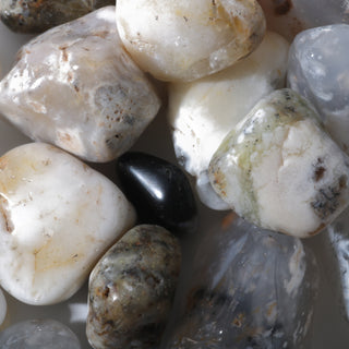 Agate Dendrite Tumbled Stones    from Stonebridge Imports