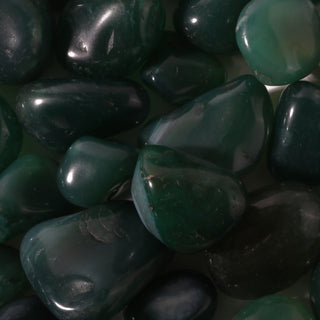 Agate Green Tumbled Stones    from Stonebridge Imports