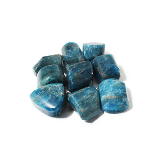Blue Apatite Tumbled Stones - India from Stonebridge Imports
