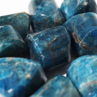 Blue Apatite Tumbled Stones - India from Stonebridge Imports