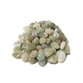Green Aventurine Tumbled Stones - Light/Dark Small from Stonebridge Imports