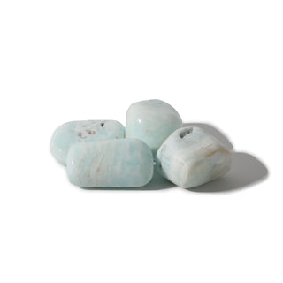 Caribbean Blue Calcite Tumbled Stones X-Large   from Stonebridge Imports