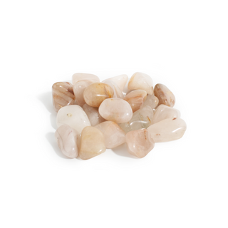 White Chalcedony Tumbled Stones