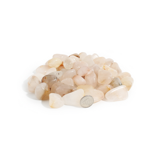 White Chalcedony Tumbled Stones
