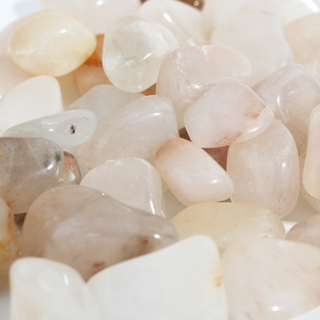White Chalcedony Tumbled Stones