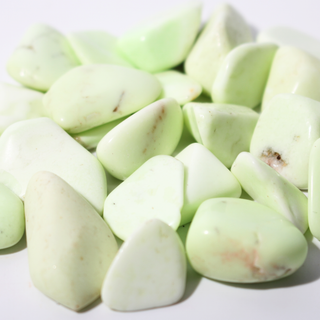 Citron Chrysoprase Tumbled Stones from Stonebridge Imports