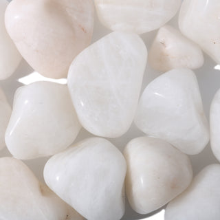 White Quartz Tumbled Stones - Brazil    from Stonebridge Imports