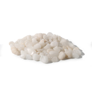 White Quartz Tumbled Stones - Brazil Small   from Stonebridge Imports