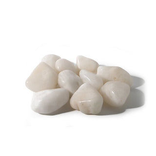 White Quartz Tumbled Stones - Brazil X-Large   from Stonebridge Imports