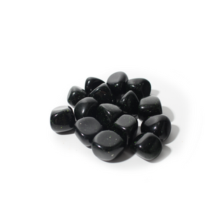 Green Goldstone Tumbled Stones (Synthetic) Medium from Stonebridge Imports