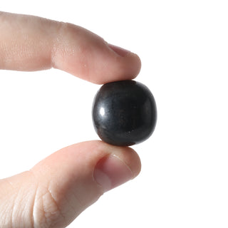 Black Obsidian Tumbled Stones - India    from Stonebridge Imports