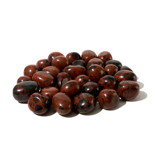 Obsidian Mahogany Tumbled Stones Medium   from Stonebridge Imports